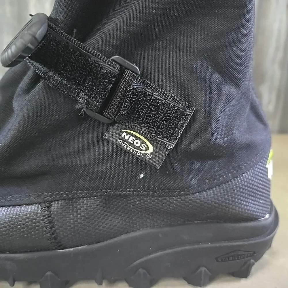 Neos Voyager Glacier Trek Cleats Overshoes Black Waterproof Sz M (US7.5-9)